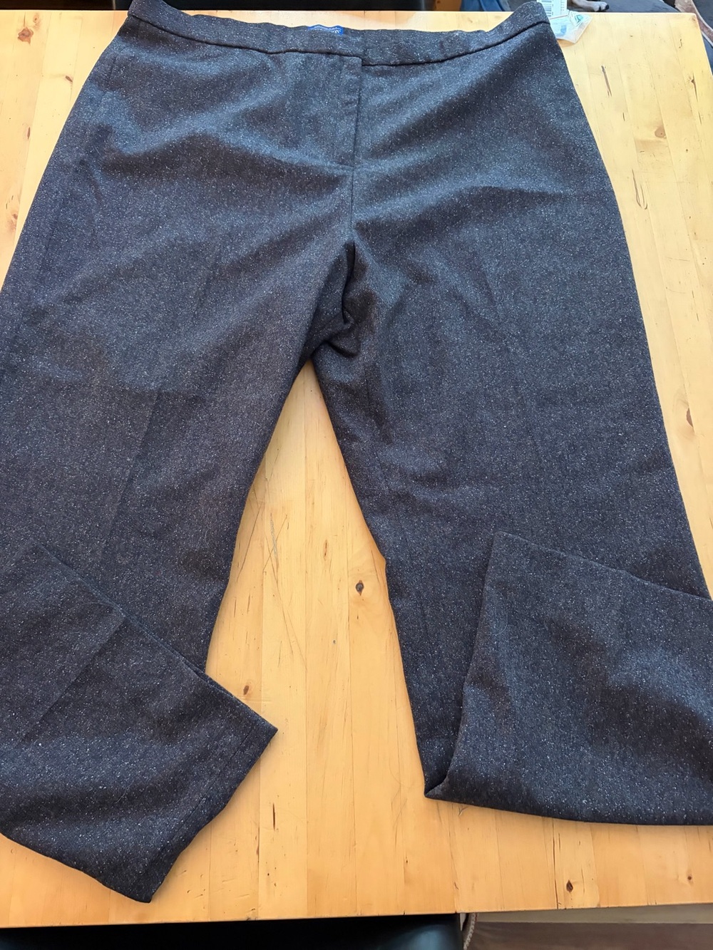 Women’s New Dark Charcoal Dress Pants - Classic Straight Fit